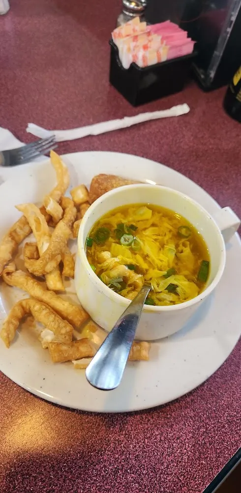 Cold Soup and Cold Eggrolls