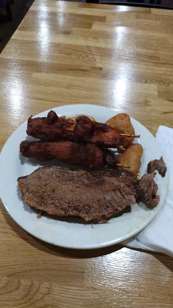 Steak Teriyaki Chicken and Sweet and Sour Chicken
